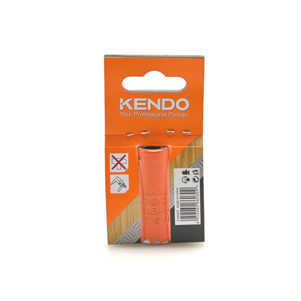 KENDO 41002027 โฮลซอเจาะเหล็ก 20 mm. (1 ชิ้น/แพ็ค) แบบลึก
