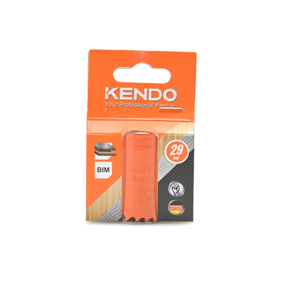 SKI - สกี จำหน่ายสินค้าหลากหลาย และคุณภาพดี | KENDO 41002927 โฮลซอเจาะเหล็ก 29 mm. (1 ชิ้น/แพ็ค) แบบลึก