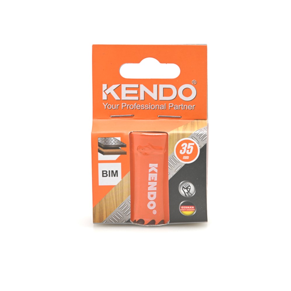 SKI - สกี จำหน่ายสินค้าหลากหลาย และคุณภาพดี | KENDO 41003527 โฮลซอเจาะเหล็ก 35 mm. (1 ชิ้น/แพ็ค) แบบลึก