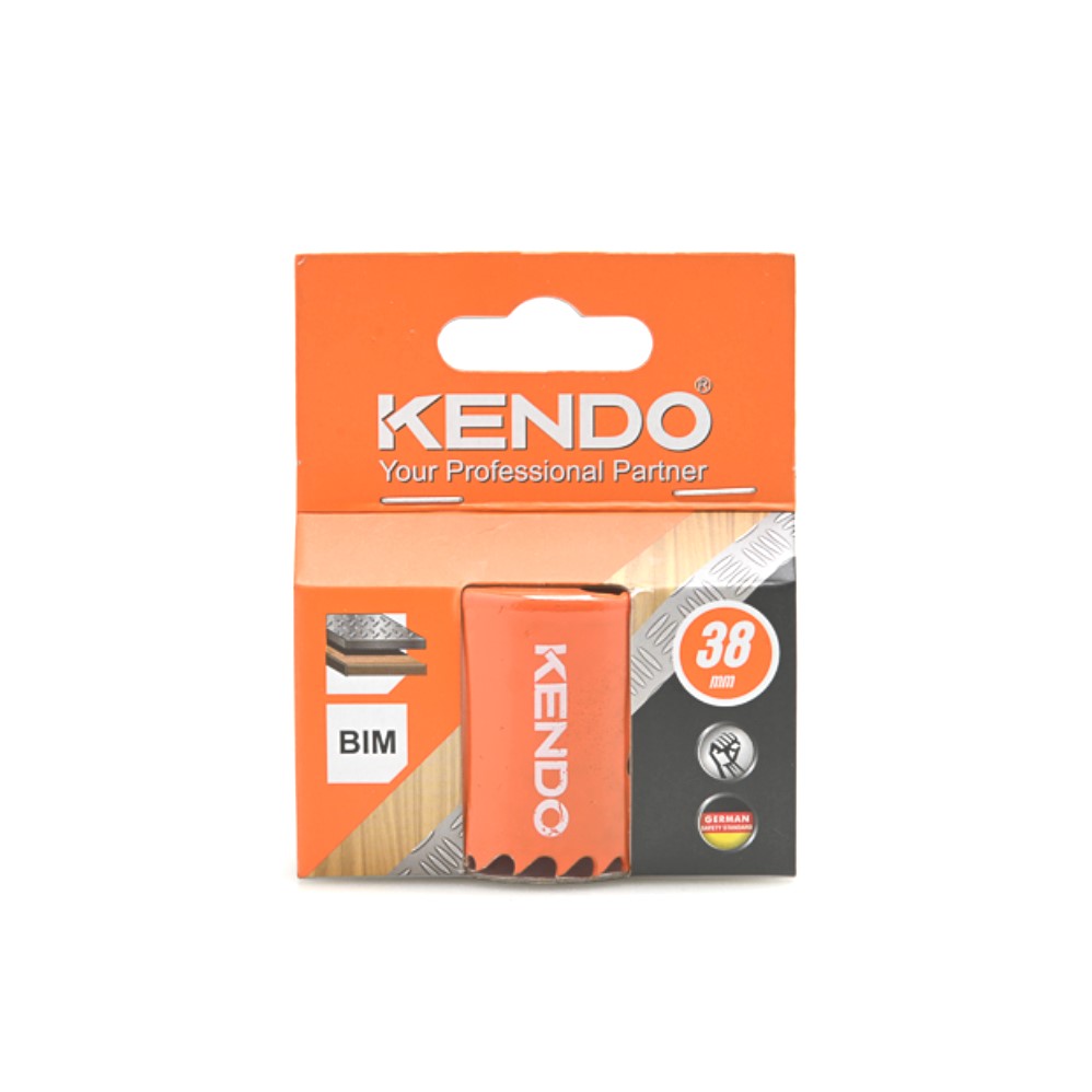 SKI - สกี จำหน่ายสินค้าหลากหลาย และคุณภาพดี | KENDO 41003827 โฮลซอเจาะเหล็ก 38 mm. (1 ชิ้น/แพ็ค) แบบลึก