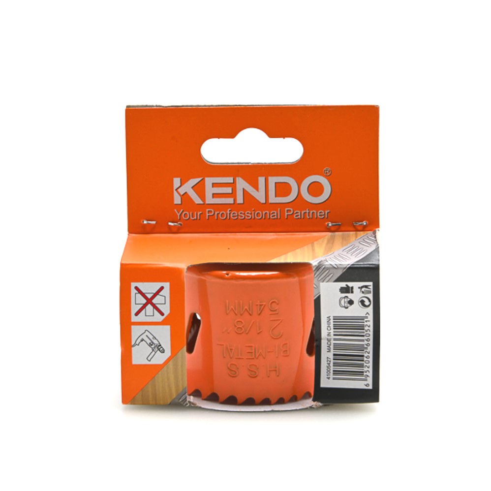 KENDO 41005427 โฮลซอเจาะเหล็ก 54 mm. (1 ชิ้น/แพ็ค) แบบลึก