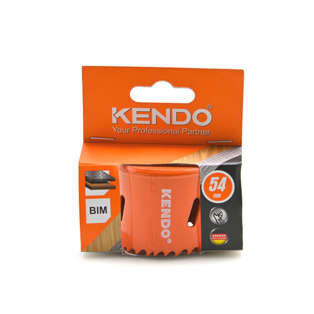 SKI - สกี จำหน่ายสินค้าหลากหลาย และคุณภาพดี | KENDO 41005427 โฮลซอเจาะเหล็ก 54 mm. (1 ชิ้น/แพ็ค) แบบลึก