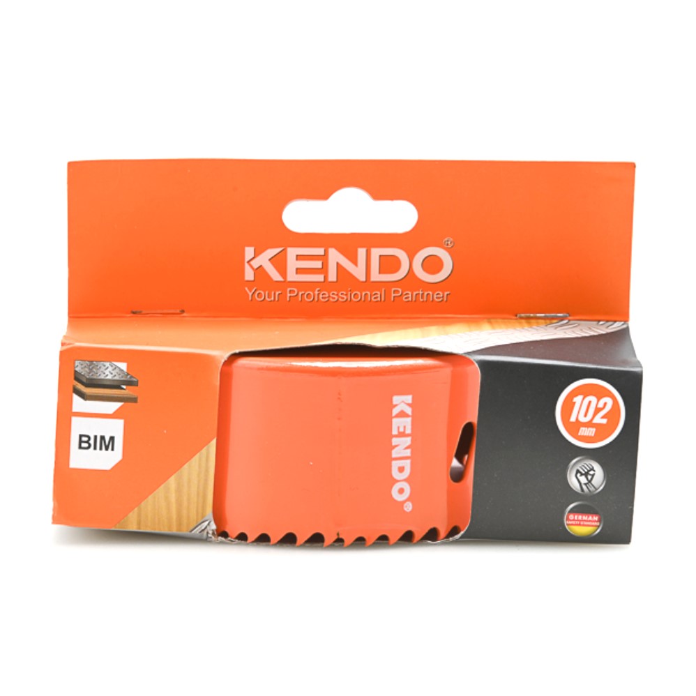 SKI - สกี จำหน่ายสินค้าหลากหลาย และคุณภาพดี | KENDO 41010227 โฮลซอเจาะเหล็ก 102 mm. (1 ชิ้น/แพ็ค) แบบลึก