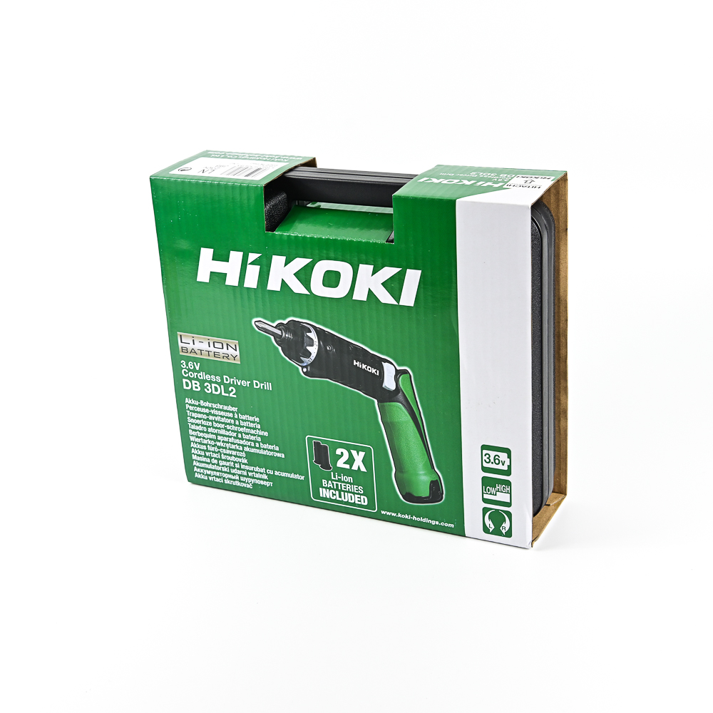 HIKOKI (HITACHI) DB3DL2 สว่านไขควงแบตเตอรี่ 3.6V (แบต 2 ก้อน) (ราคาต่อเครื่อง,1 ลัง มี 2 เครื่อง)