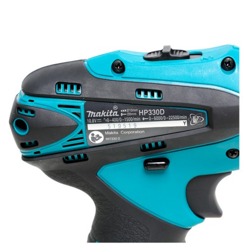 MAKITA HP330DWE สว่านกระแทกไร้สาย Li-ion 10.8V 1.3Ah (MCC) แบต2