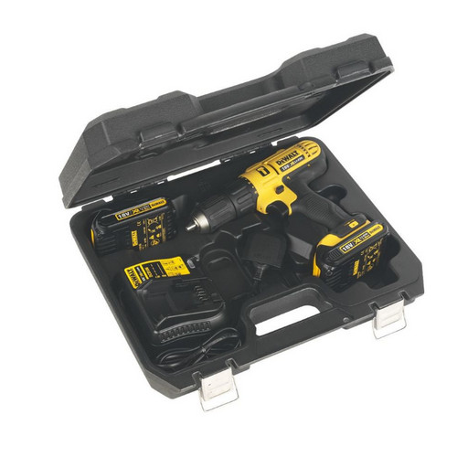 DEWALT DCD776C2A-B1 (SETในกับSETนอก) สว่านไขควงกระแทกไร้สาย 18V พร้อมAcc kit 109ชิ้น มีแปรงถ่าน