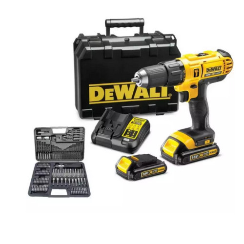SKI - สกี จำหน่ายสินค้าหลากหลาย และคุณภาพดี | DEWALT DCD776C2A-B1 (SETในกับSETนอก) สว่านไขควงกระแทกไร้สาย 18V พร้อมAcc kit 109ชิ้น มีแปรงถ่าน
