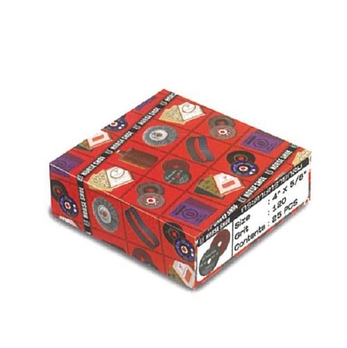 Horse Shoe กระดาษทรายกลม 4นิ้วx5/8นิ้ว #100 (011390)