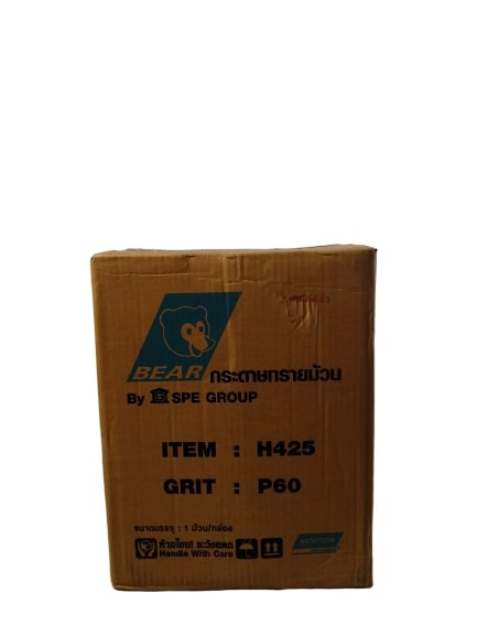 NORTON กระดาษทรายม้วน ออสเตรเลีย #60 (12นิ้วx50ม.) H425 (สีดำ)