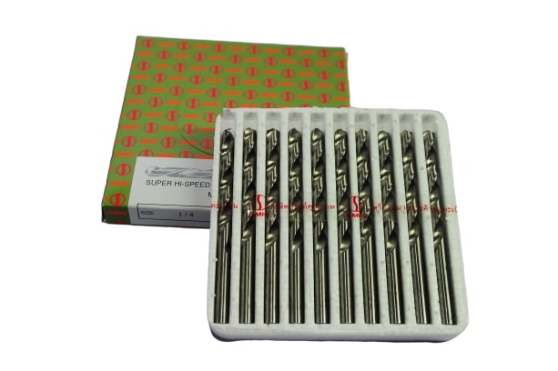 SMIC เจาะเหล็กสีเงิน 1/4 (10ดอก/1ก)