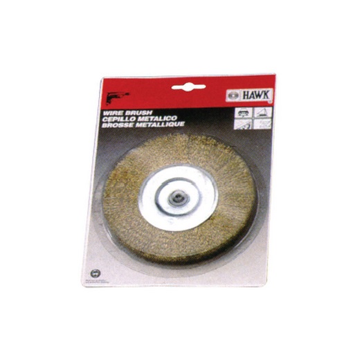 SKI - สกี จำหน่ายสินค้าหลากหลาย และคุณภาพดี | HAWK แปรงลวดกลมบางสีทอง-แผงโชว์ 125 mm (600 512-9009)