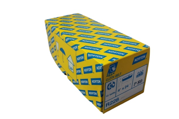NORTON ผ้าทรายสายพาน 4นิ้วx24นิ้ว #80