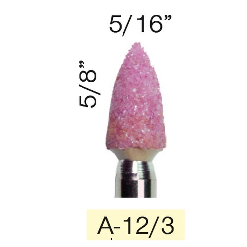 SIAS หินแต่งแม่พิมพ์ A-12/3 (ราคาต่อลูก , 1 กล่อง มี 200 ลูก)