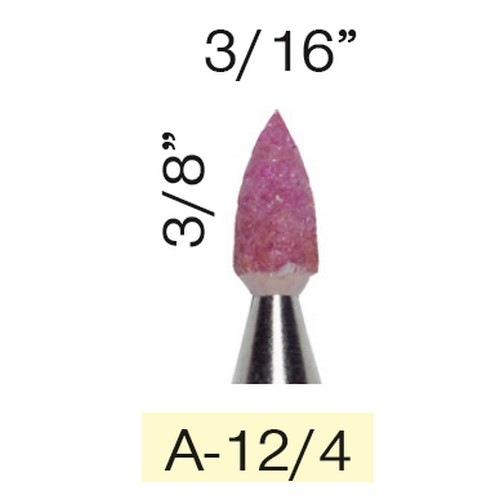 SIAS หินแต่งแม่พิมพ์ A-12/4 (ราคาต่อลูก , 1 กล่อง มี 250 ลูก)