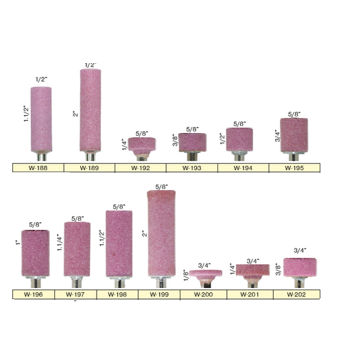 SKI - สกี จำหน่ายสินค้าหลากหลาย และคุณภาพดี | SIAS หินแต่งแม่พิมพ์ W-202 (ราคาต่อลูก , 1 กล่อง มี 60 ลูก)