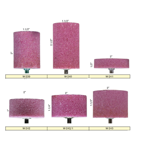SIAS หินแต่งแม่พิมพ์ W-241 (ราคาต่อลูก , 1 กล่อง มี 10 ลูก)