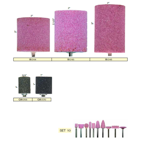 SKI - สกี จำหน่ายสินค้าหลากหลาย และคุณภาพดี | SIAS หินแต่งแม่พิมพ์ GW205 (สีดำ) (ราคาต่อลูก , 1 กล่อง มี 40 ลูก)