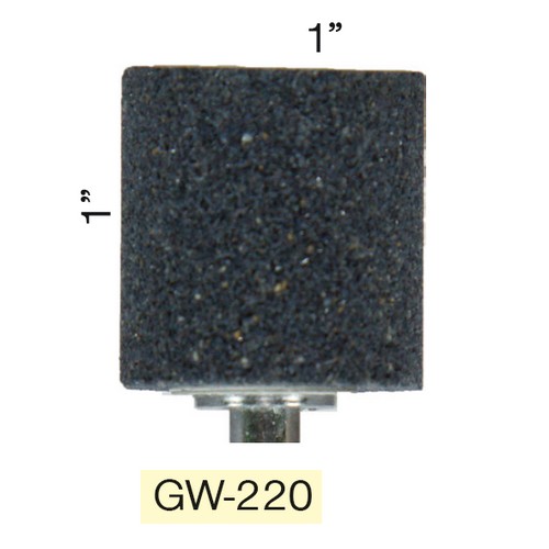 SIAS หินแต่งแม่พิมพ์ GW220 (สีดำ) (ราคาต่อลูก , 1 กล่อง มี 20 ลูก)