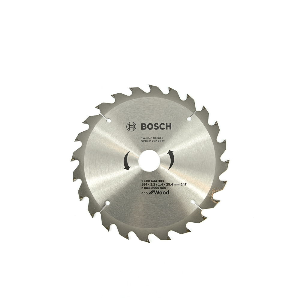BOSCH ใบเลื่อยวงเดือนตัดไม้ Eco 7นิ้ว 24T #2608644303