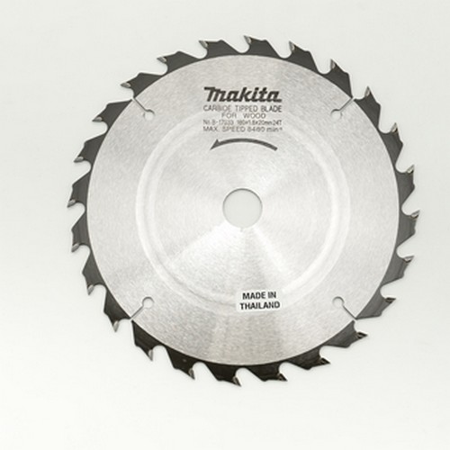 SKI - สกี จำหน่ายสินค้าหลากหลาย และคุณภาพดี | MAKITA #B-17033 ใบเลื่อยวงเดือนติดคาร์ไบด์ 7นิ้วx24T ตัดไม้