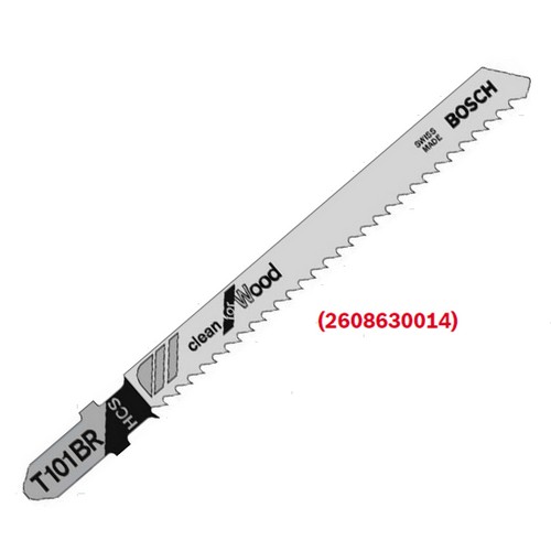 SKI - สกี จำหน่ายสินค้าหลากหลาย และคุณภาพดี | BOSCH T101BR ใบเลื่อยจิ๊กซอตัดไม้ ลามิเนต ตัดหนา 3-30 มิล #2608630014 (5ใบ/แผง)