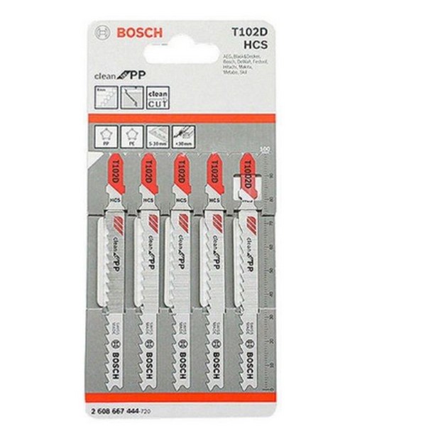 BOSCH T102D ใบเลื่อยจิ๊กซอ FOR PP #2608667444 (5ใบ/แพ็ค)