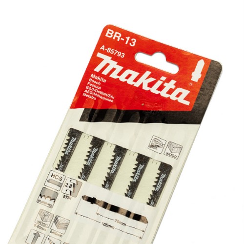 SKI - สกี จำหน่ายสินค้าหลากหลาย และคุณภาพดี | MAKITA ใบเลื่อยจิ๊กซอ #BR-13 (A-85793) [ 5ใบ/แพ็ค]