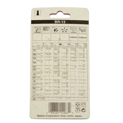 MAKITA ใบเลื่อยจิ๊กซอ #BR-13 (A-85793) [ 5ใบ/แพ็ค]