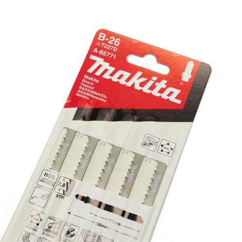 MAKITA ใบเลื่อยจิ๊กซอ #B-26 (A-85771) [ 5ใบ/แพ็ค]