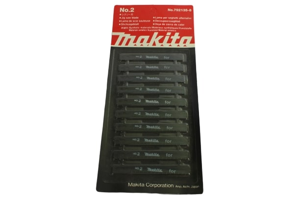 MAK ใบเลื่อยจิ๊กซอ #2 (T) ตัดพลาสติก (แพ็คละ10ใบ) No.792135-8