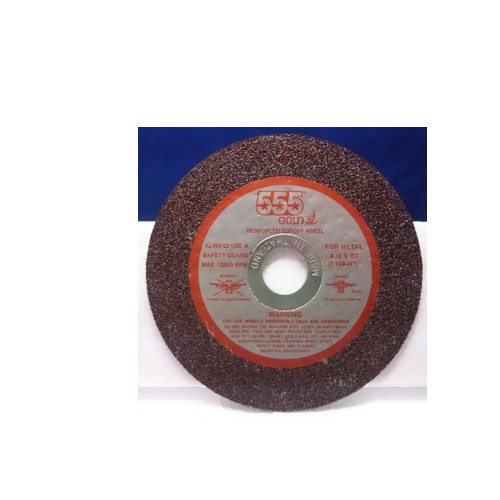 SKI - สกี จำหน่ายสินค้าหลากหลาย และคุณภาพดี | 555GOLD แผ่นตัด 4นิ้ว (50แผ่น/ก) A36SBF30 100x2x16mm. (400/ลัง)