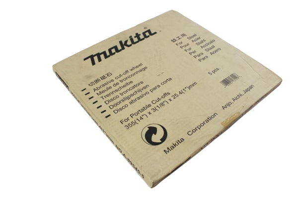 MAKITA A-89545 แผ่นตัดเหล็ก 14นิ้ว (25แผ่น/กล่อง)
