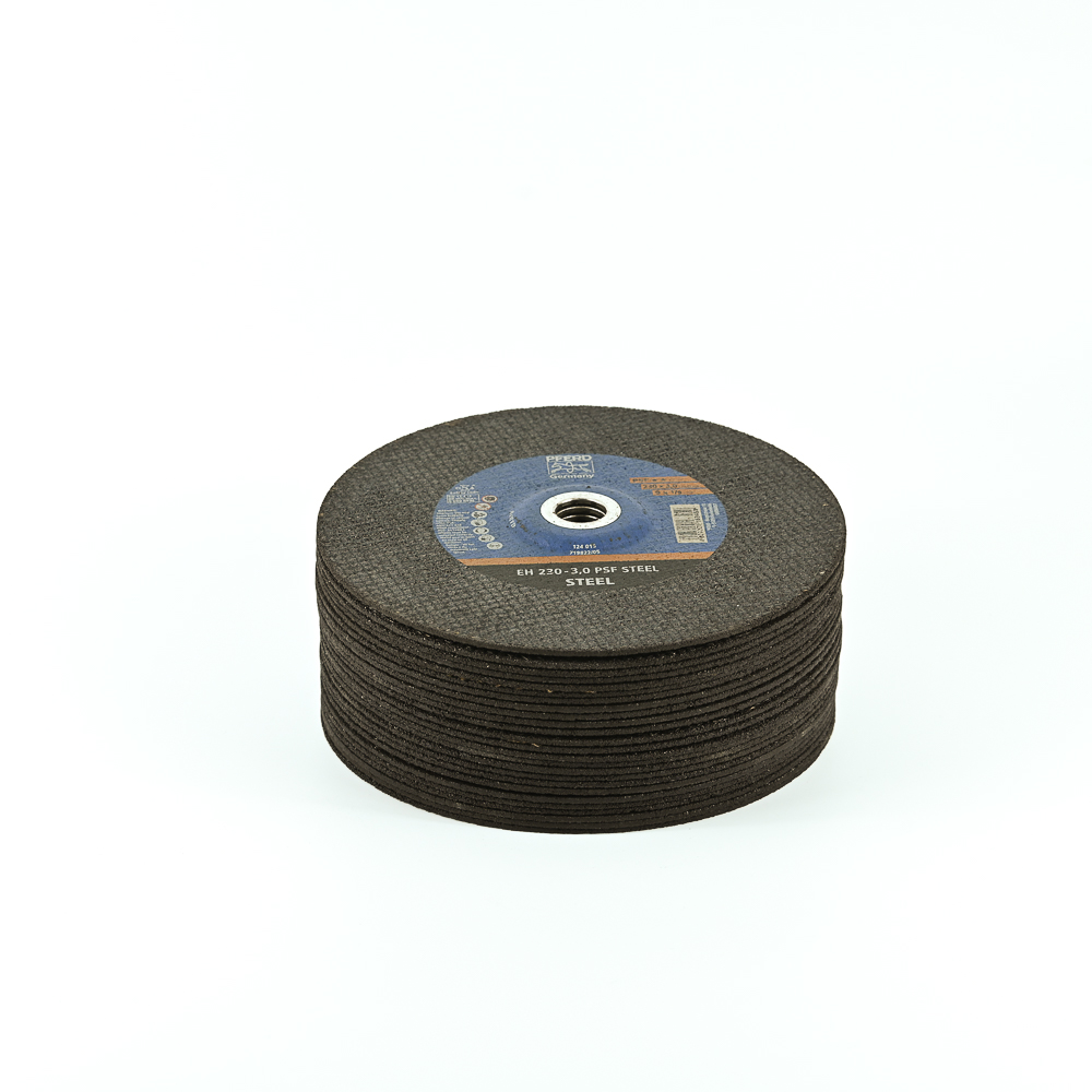ม้าลอดห่วง แผ่นตัดเหล็ก 9นิ้ว PSF Steel รุ่นใหม่ [EH230-3,0 PSF Steel] (ลังละ25แผ่น)