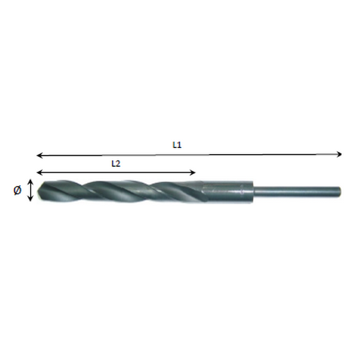 SKI - สกี จำหน่ายสินค้าหลากหลาย และคุณภาพดี | MEXCO ดอกสว่านเจาะเหล็ก 13.50 mm.x1/2(ก้านลด)