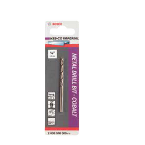 SKI - สกี จำหน่ายสินค้าหลากหลาย และคุณภาพดี | BOSCH ดอกเจาะสแตนเลส 5/64นิ้วx25/51mm แบบดอกเดี่ยว #2608588306 HSS-CO118