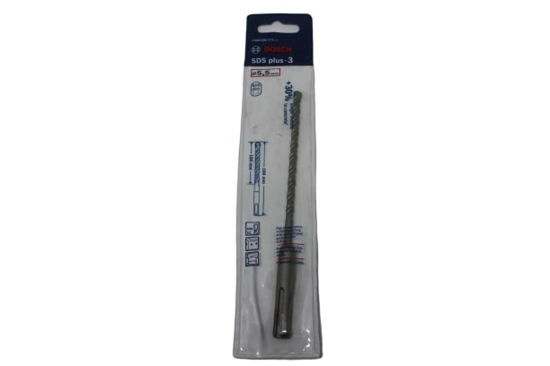 BOSCH ดอกโรตารี่ SDS PLUS-3 (B8) 5.5x160mm. #2608588774 (2608 684604)