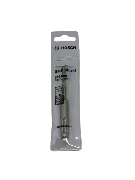 SKI - สกี จำหน่ายสินค้าหลากหลาย และคุณภาพดี | BOSCH ดอกโรตารี่ SDS PLUS-1 (S3) 5x110mm. #2608680258