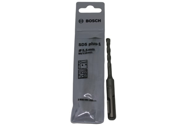 BOSCH ดอกโรตารี่ SDS PLUS-1 (S3) 5.5x110mm. #2608680260
