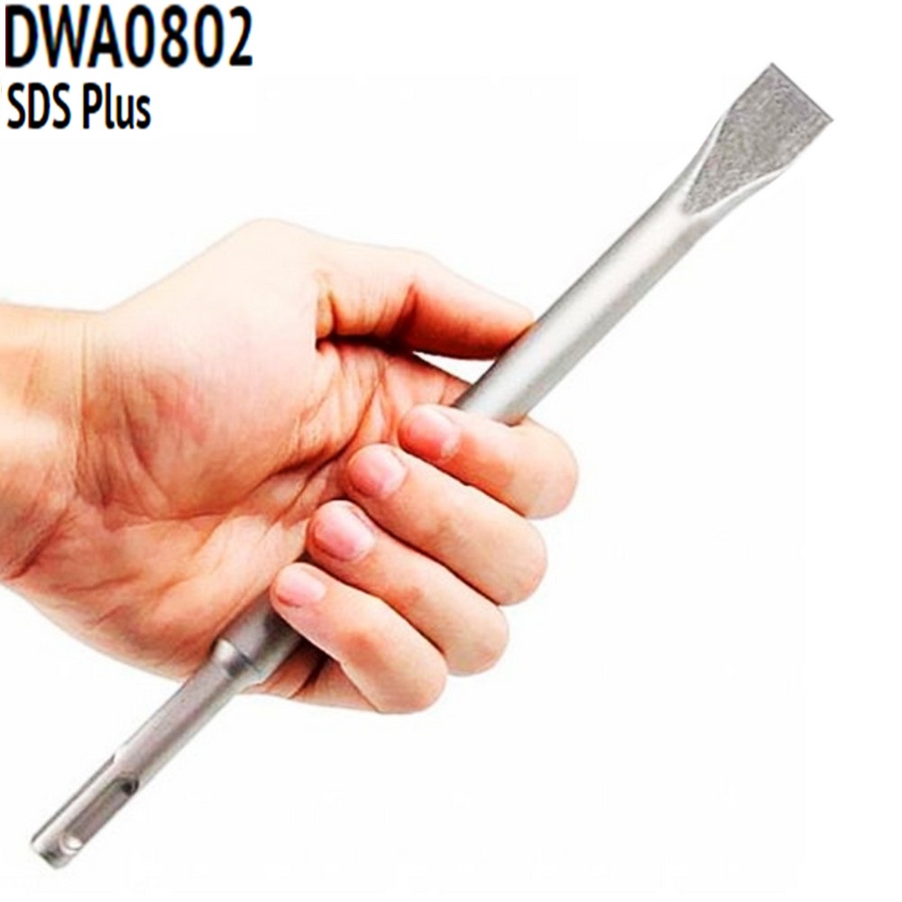 DEWALT DWA0802 ดอกสกัดปลายแบน 250mm. SDS PLUS ปาก 20 mm.