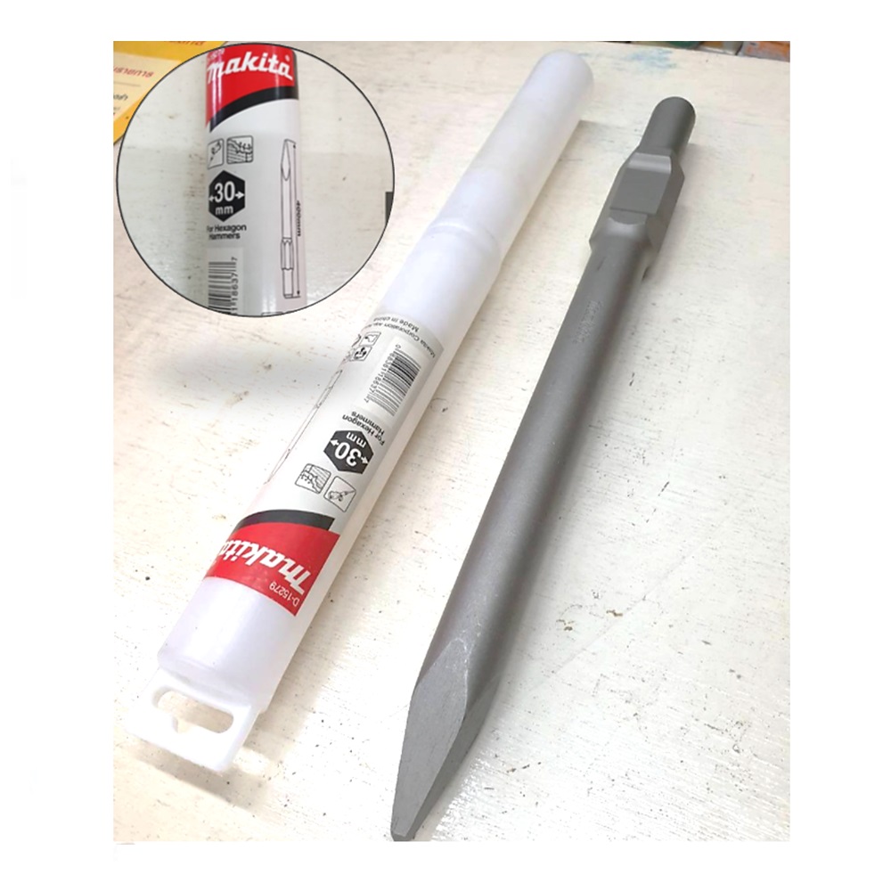 MAKITA D-15285(D-15279) ดอกสกัดแหลม HEX 30x410mm. HM1302,1305,1306,1400,1500,8900n)
