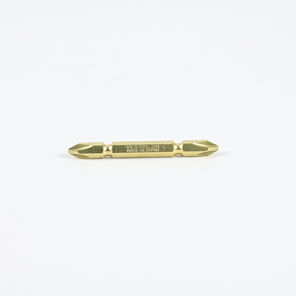 VESSEL ดอกไขควงลมสีทอง (+) 2x65mm. #GM-A14
