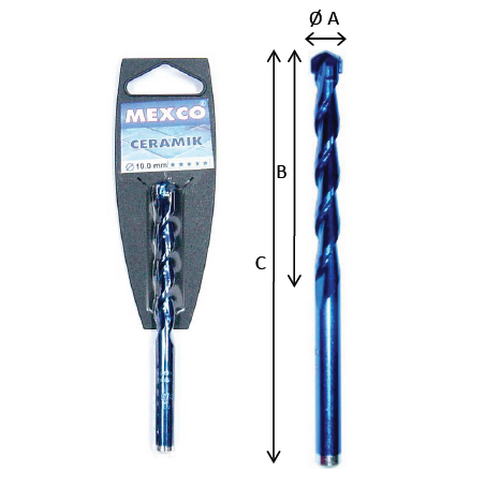 SKI - สกี จำหน่ายสินค้าหลากหลาย และคุณภาพดี | MEXCO ดอกเจาะเซรามิค 6 mm.