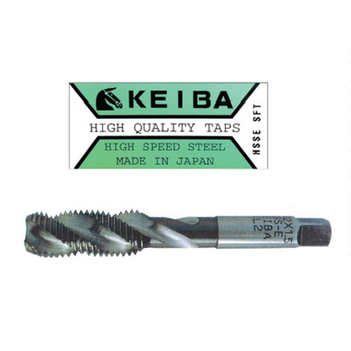 SKI - สกี จำหน่ายสินค้าหลากหลาย และคุณภาพดี | KEIBA ดอกต๊าปเกลียวสว่านสีขาว MM 18 x 2.50