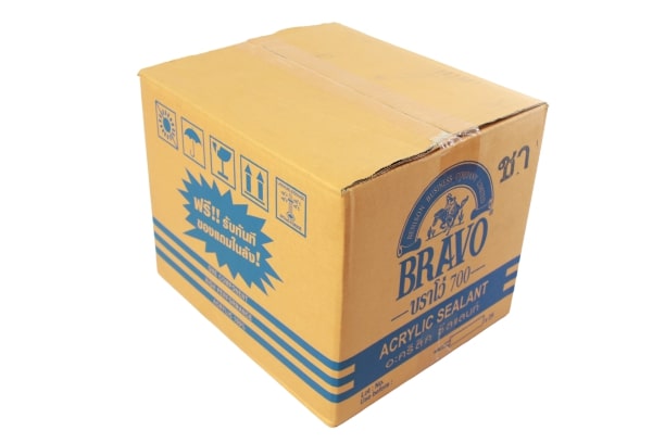 BRAVO กาวแด๊ป(อะคริลิค) สีน้ำตาล(บรอนซ์)(ทองแดง)(ชา) #700-6(25หลอด/กล่อง)
