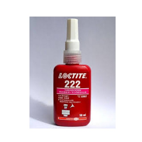 SKI - สกี จำหน่ายสินค้าหลากหลาย และคุณภาพดี | LOCTITE #32657 กาว 222 50ml. THREADLOCKER 222 ล็อคน๊อต (ม่วง)  (10ขวด/กล่อง)