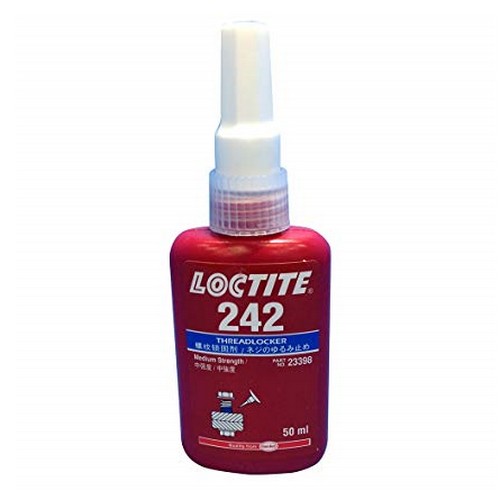 SKI - สกี จำหน่ายสินค้าหลากหลาย และคุณภาพดี | LOCTITE #23398 กาว 242 50ml. THREADLOCKER 242 ล็อคน๊อต (น้ำเงิน) (ราคาต่อขวด , 1 กล่อง มี 10 ขวด)