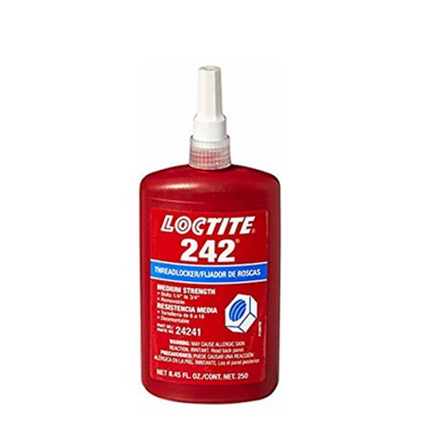 SKI - สกี จำหน่ายสินค้าหลากหลาย และคุณภาพดี | LOCTITE #30919 กาว 242 250ml. THREADLOCKER 242 ล็อคน๊อต (น้ำเงิน) (2ขวด/กล่อง)