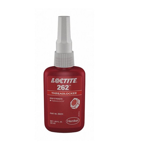 SKI - สกี จำหน่ายสินค้าหลากหลาย และคุณภาพดี | LOCTITE #23400 กาว 262 50ml. THREADLOCKER 262 ล็อคน๊อตสตัดทนความร้อนสูง (ราคาต่อขวด , 1 กล่อง มี 10 ขวด)