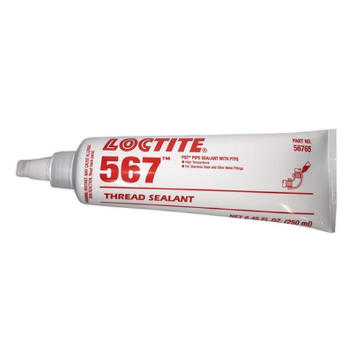 SKI - สกี จำหน่ายสินค้าหลากหลาย และคุณภาพดี | LOCTITE #56741 กาว 567 250ml. STAINLESS STEEL PST 567 (สีขาว) (2ขวด/กล่อง)