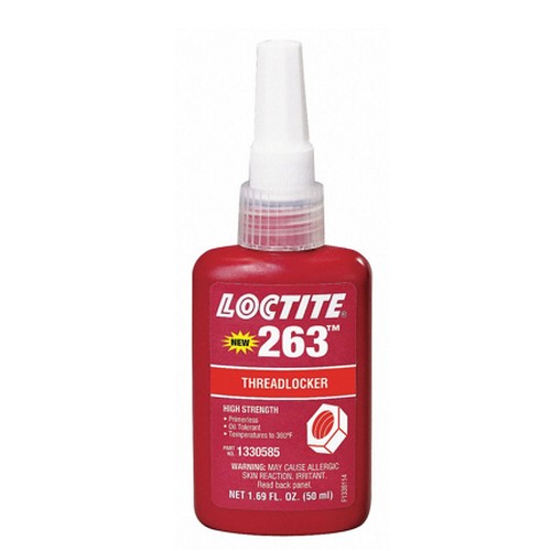 SKI - สกี จำหน่ายสินค้าหลากหลาย และคุณภาพดี | LOCTITE #44068 กาว 263 50ml. THREADLOCKER 263 ล็อคน๊อตสตัด (สีแดง) (10ขวด/กล่อง)